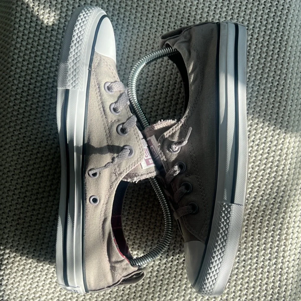 Converse Lavender Low-Top Sneakers - Picture 8 of 13
